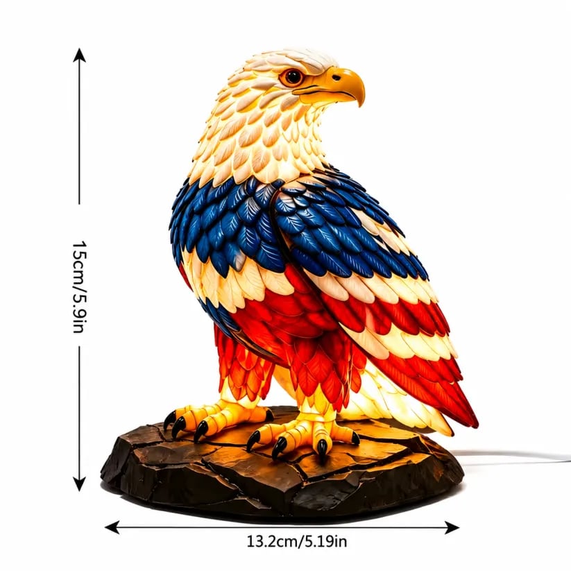 πΊπΈ 250th Eagle Stained Glass Wall Lamp β π¦
Patriotic LED Tribute Light β Resin Craft, Warm Glow, Perfect for Home, Office & Man Cave