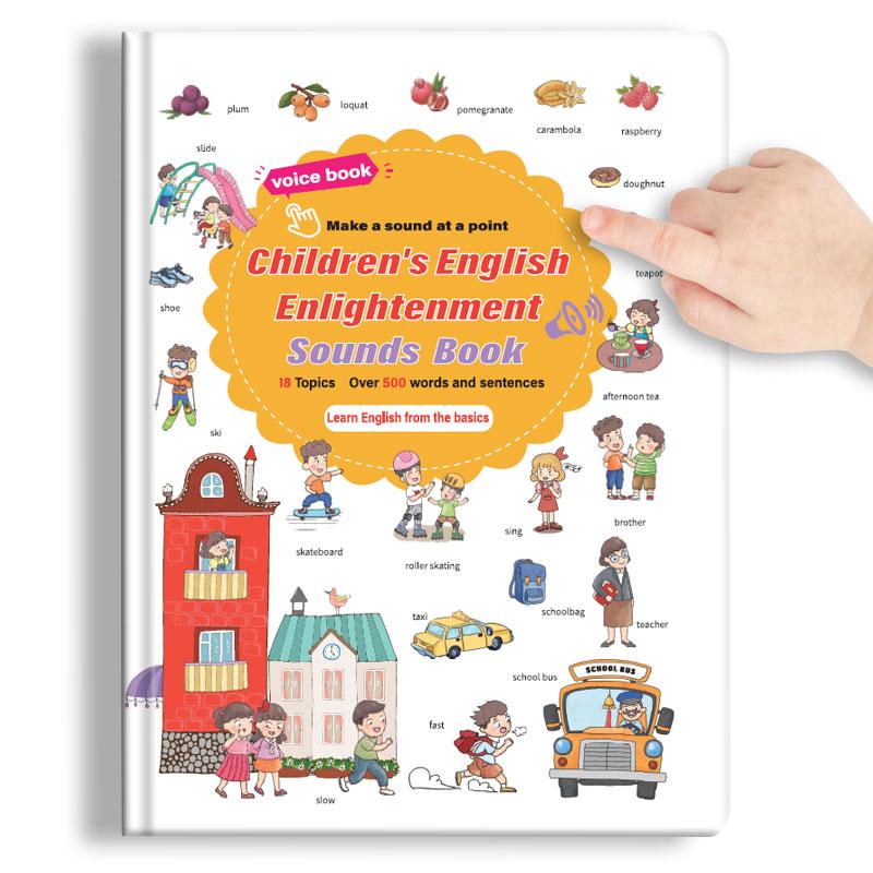 π 500-Word Audio Learning Book for Toddlers β Tap & Master Vocabulary Across 18 Everyday Topics! π§β¨