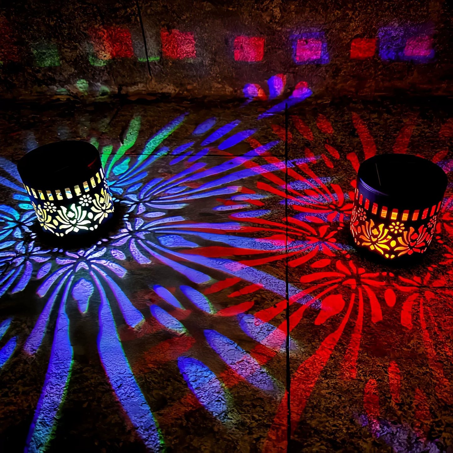 Mandala Solar Wall Lamp – Magical Patio Night Ambience