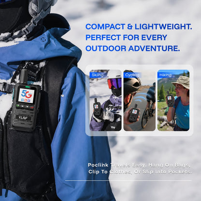 📡 YLRF GD-810S Two-Way Radio – 🔊 Clear Audio & Long Battery Life – Stable Signal for Road Trips, Camping, Hotels & Fleet Management