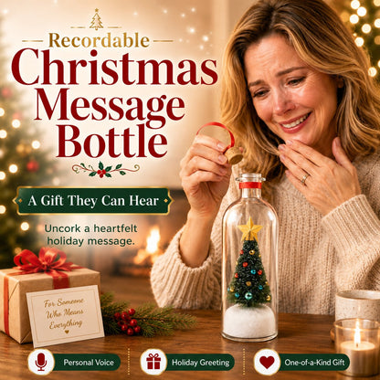 Recordable Christmas Message Bottle