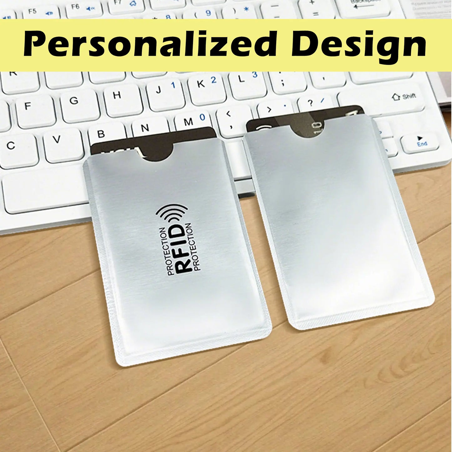 🚨 55% OFF LAST DAY ⏳ 🛡️ RFID Blocking Card Sleeves (8-Pack) – Slim Wallet Security Protectors
