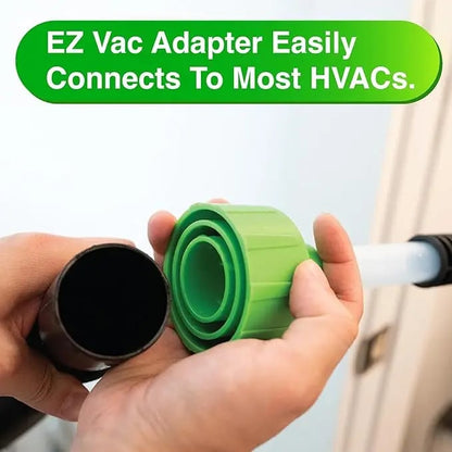 HVAC to PVC AC Drain Line Cleaner Tool - Universal Fit AC Drain Line Unclogger