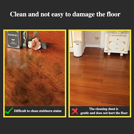 100PCS Water Soluble Cleaning Sheet, Floor Cleaning Sheet