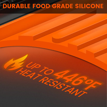 🔅Silicone Grill Side Shelf Mat – Heat Resistant BBQ Tool Organizer