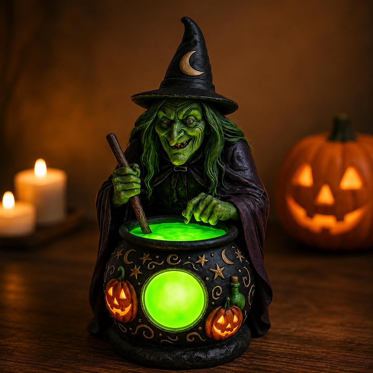 🚨 50% OFF TODAY ⭐ 🎃 Cute Ghost & Witch Desktop Lamp • Buy 2 FREE SHIPPING! 🔥
