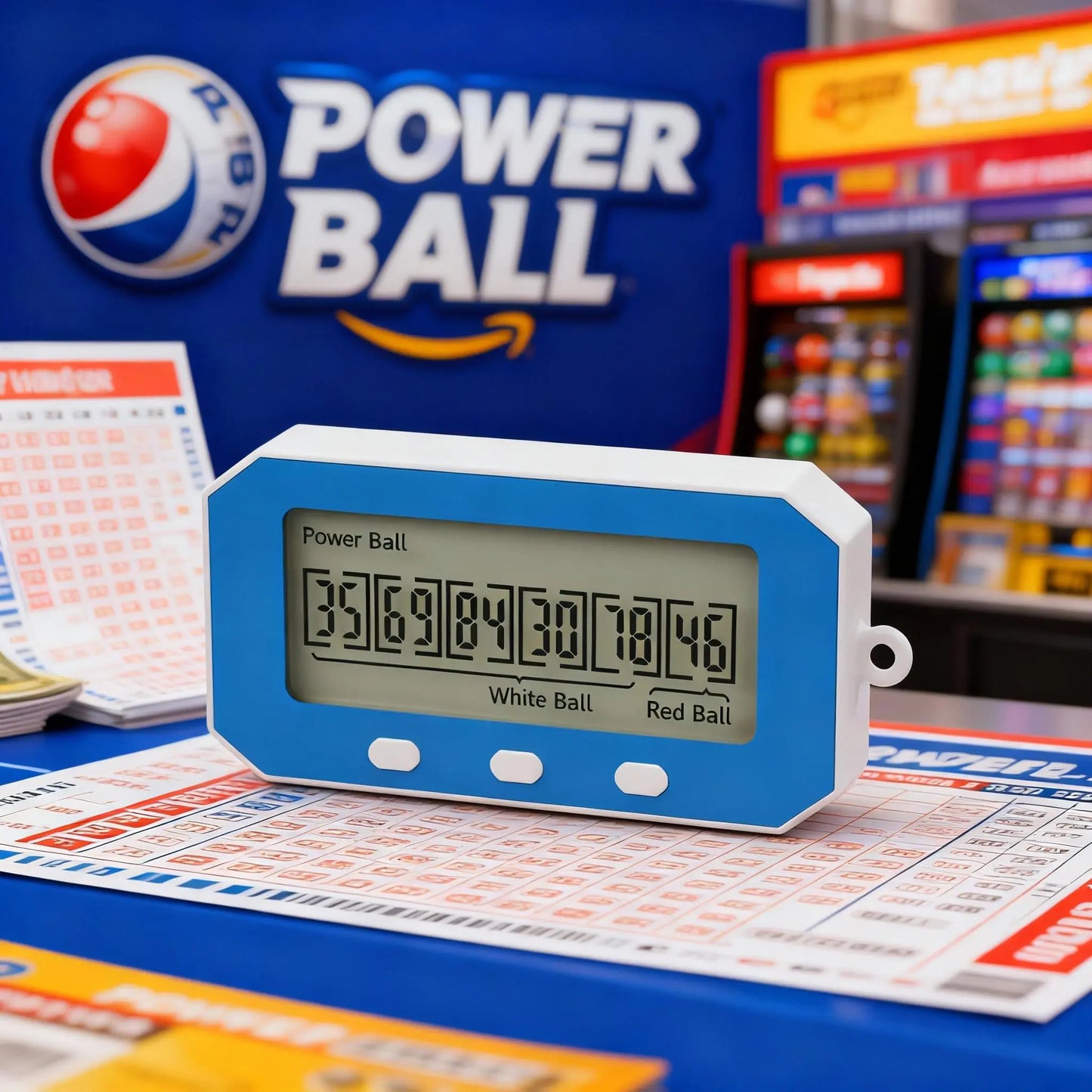 🎲 AI Lottery Number Picker – 🤖 Quick Pick Generator – Smart, Fast & Fun for Lottery Enthusiasts – Unique Gift Idea