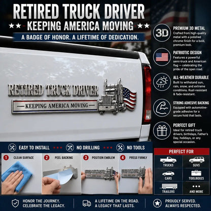🚚🎖️ Million Miles, Countless Memories. Show Your Trucker Pride! (49% OFF Today)