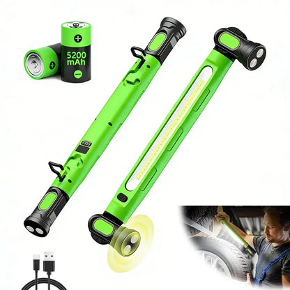 [Father's Day Gift] 💡🔋 3000LM Rechargeable LED Work Light | Magnetic Hands-Free Power Bank