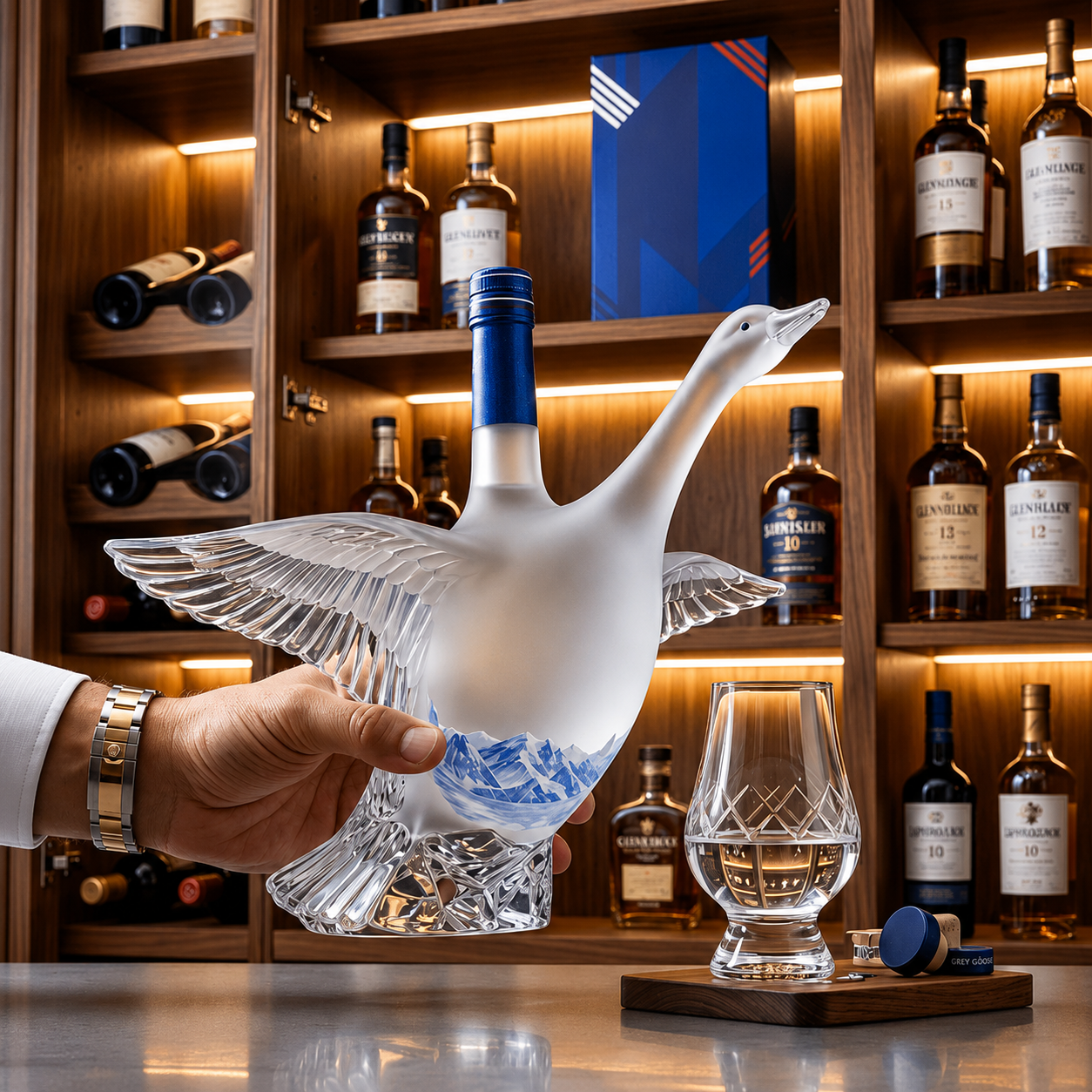 🦢 Swan Bottle – Luxury Collector Gift Edition
