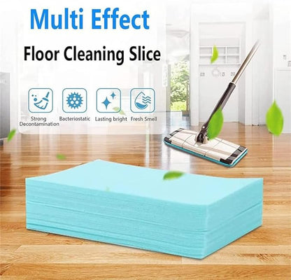 100PCS Water Soluble Cleaning Sheet, Floor Cleaning Sheet