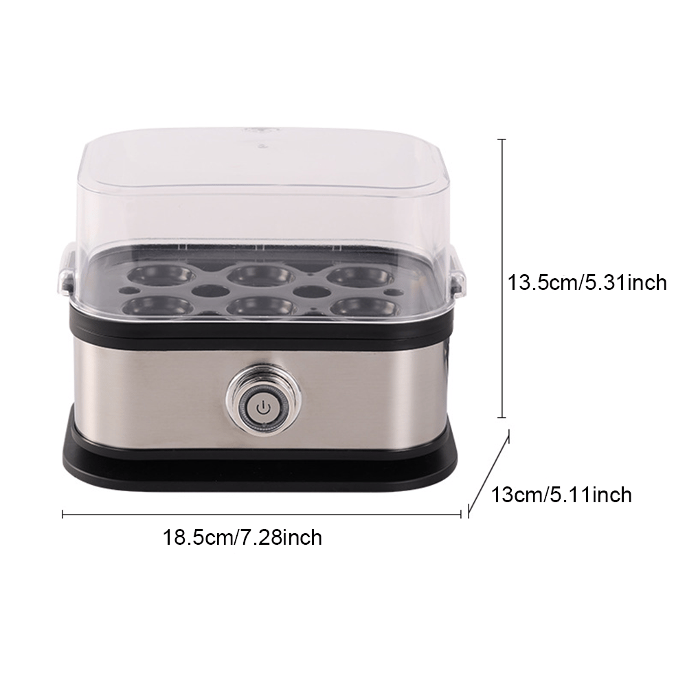 🥚 Fast 6-Egg Cooker – Quick Breakfast Egg Boiler & Steamer