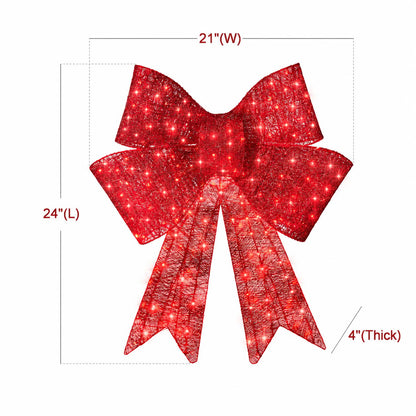 🔥49% OFF Hot Sale🎁✨🎄 48-Inch Lighted Christmas Bow 🎀