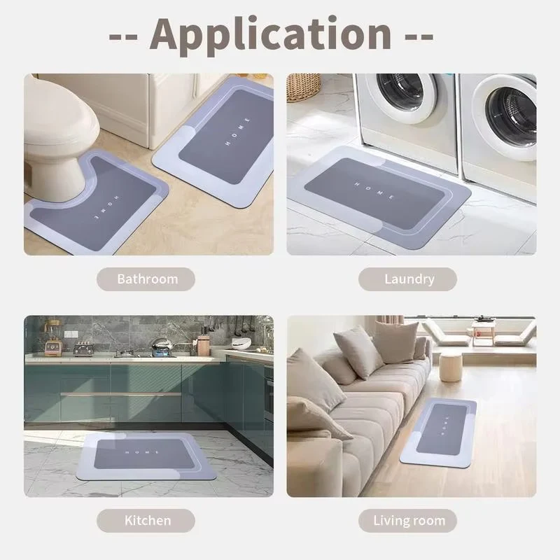 🏆Last Day Sale -50% OFF⚡3-Piece Anti-Slip Bathroom Mat Set – Quick-Dry U-Shaped Toilet & Floor Mats