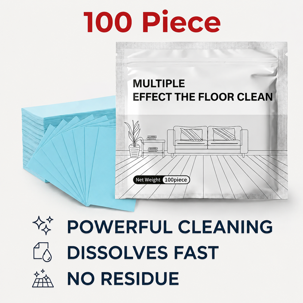 🧼 Floor Cleaner Tablets | Deep Cleaning Mop Tablets for Home