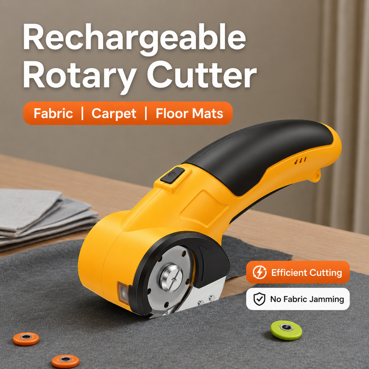 ✂️ Effortless Rechargeable Power Scissors & Rotary Cutter 🔋