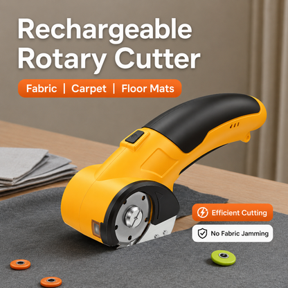 ✂️ Effortless Rechargeable Power Scissors & Rotary Cutter 🔋