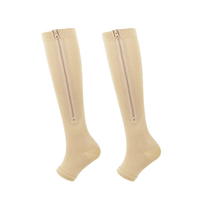 🏃‍♂️ Sports Zipper Socks – ⚡ Easy Side-Zip Design – Ankle Support, Reinforced Heel & Breathable Quick-Dry Fabric