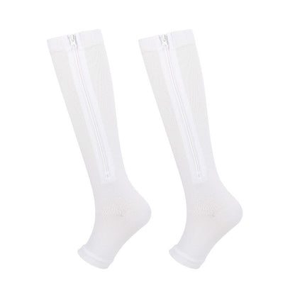 🏃‍♂️ Sports Zipper Socks – ⚡ Easy Side-Zip Design – Ankle Support, Reinforced Heel & Breathable Quick-Dry Fabric