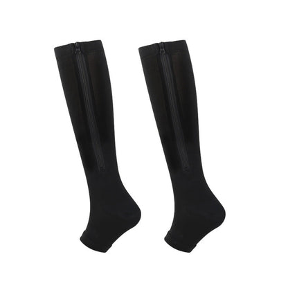 🏃‍♂️ Sports Zipper Socks – ⚡ Easy Side-Zip Design – Ankle Support, Reinforced Heel & Breathable Quick-Dry Fabric