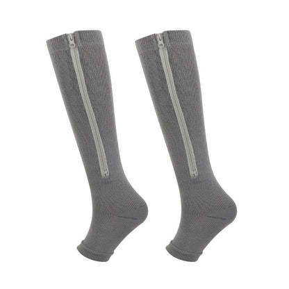 🏃‍♂️ Sports Zipper Socks – ⚡ Easy Side-Zip Design – Ankle Support, Reinforced Heel & Breathable Quick-Dry Fabric