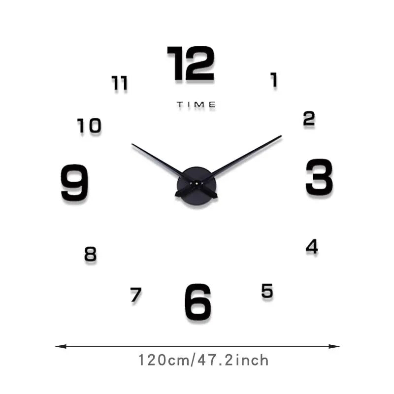 🕐 DIY 3D Acrylic Wall Clock | Silent Modern Wall Decor