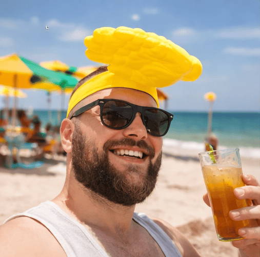 HAND SHADE HAT-The Funniest Way to Block the Sun