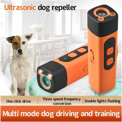 Dog Bark Deterrent with LED Flashlight and High-Definition Display