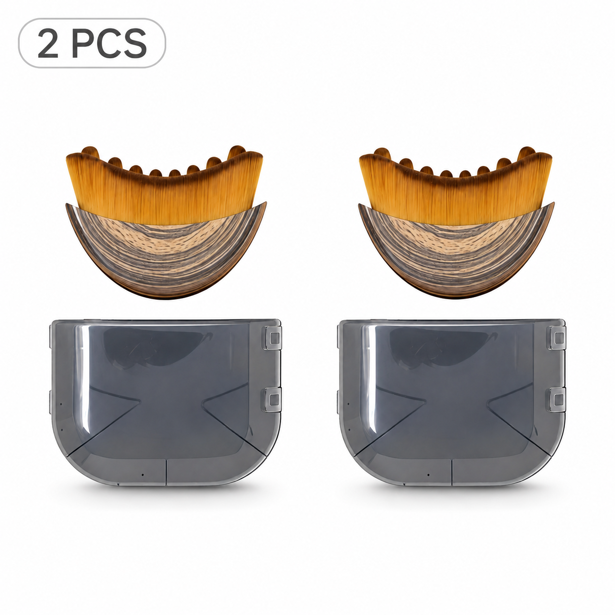 ✨ Sculpt & Refresh Curved Facial Massage Brush for Jawline, Face & Neck 💆‍♀️