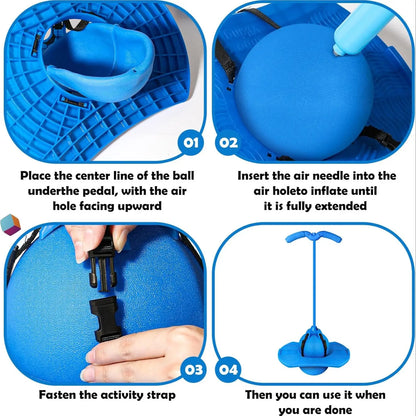 🏆 Pogo Jumper & Trick Board – Safe, Active Fun for Kids & Adults | Includes Free Pump🎈