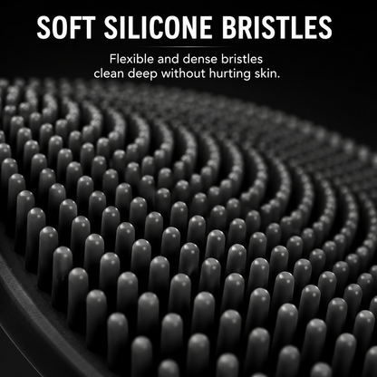 Silicone Bath Brush Deep Cleansing and Exfoliating Set