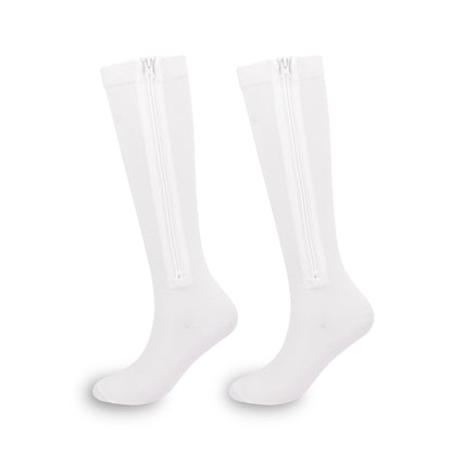 🏃‍♂️ Sports Zipper Socks – ⚡ Easy Side-Zip Design – Ankle Support, Reinforced Heel & Breathable Quick-Dry Fabric