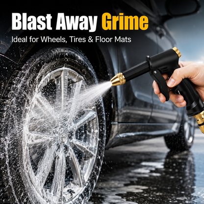 🚿 High-Pressure Hose Spray Gun for Car Wash & Outdoor Cleaning