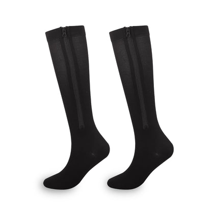 🏃‍♂️ Sports Zipper Socks – ⚡ Easy Side-Zip Design – Ankle Support, Reinforced Heel & Breathable Quick-Dry Fabric