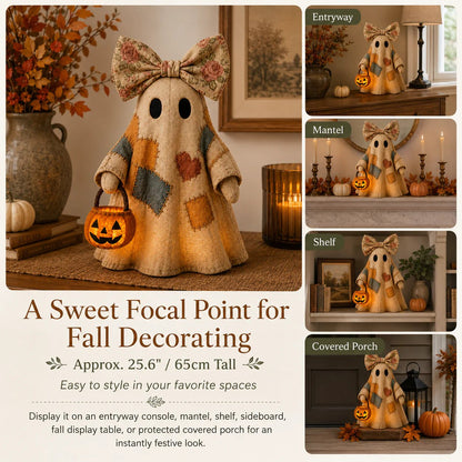 🔥🎁【Halloween Gifts】Lighted Vintage Patchwork Ghost-Buy 2 Get Free Shipping🎃✨🍂