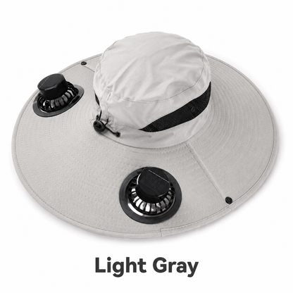 🌞 Solar-Powered Cooling Hat | Stay Cool Outdoors, No Batteries Needed