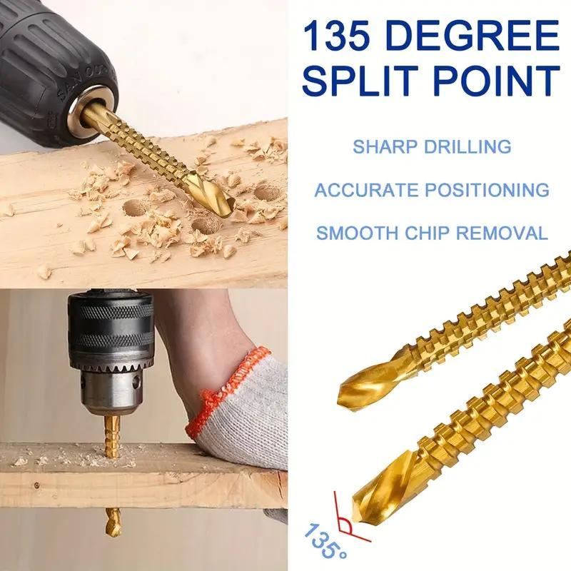 ⚙️ High-Speed Steel Drill Bit Set | 6-Piece Precision Drilling Kit