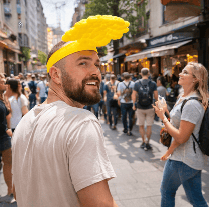 HAND SHADE HAT-The Funniest Way to Block the Sun