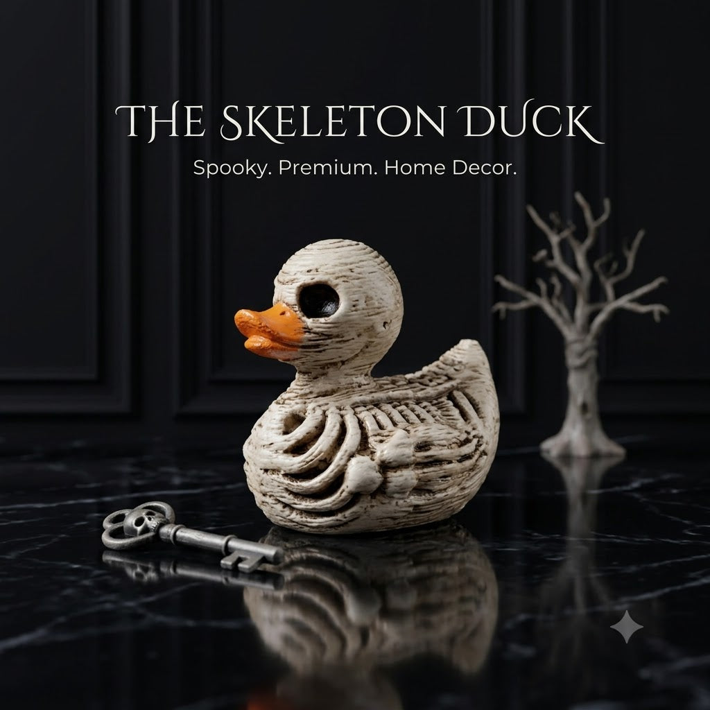 Halloween Skeleton Duck Skeleton Holiday Party Craft Decoration Cute Desktop Ornament
