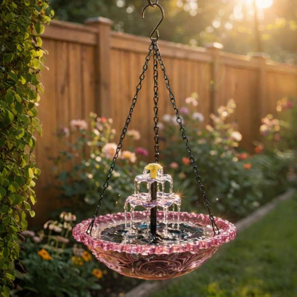 🐦 49% OFF Today – Solar Hanging Bird Bath Fountain | Attract Birds & Create a Peaceful Garden Oasis 🐦💦