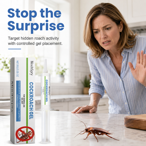 🏷️ 50% OFF TODAY 🚫🪳 Max Force Roach Killer Gel Bait • Professional Nest Elimination Syringe