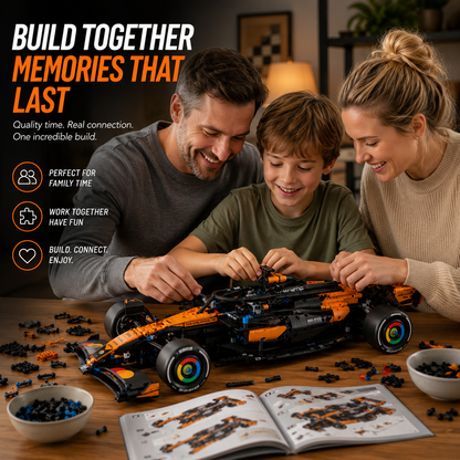 ⏰ Last Day: 55% OFF 🔥 25" Pro Racing Car Block Set | Ultimate Display Masterpiece 🏎️