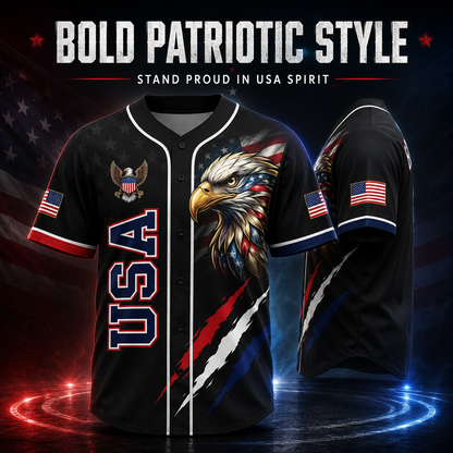 American-style baseball jersey