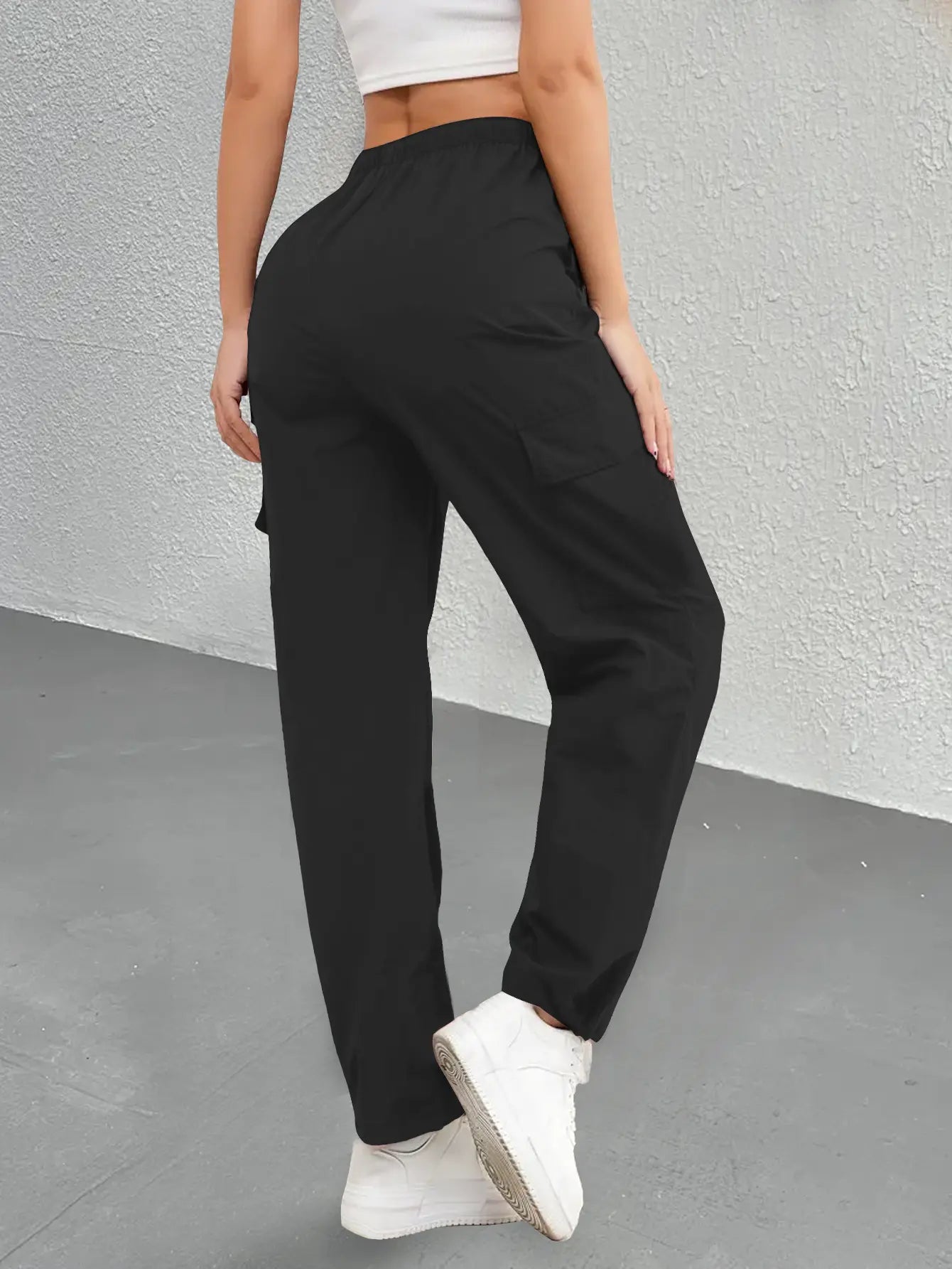 🔥 ShaperTech  Women's Cargo Pants - High-Waisted, Quick-Dry & 6 Secure Pockets 👟