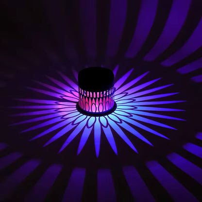 Mandala Solar Wall Lamp – Magical Patio Night Ambience