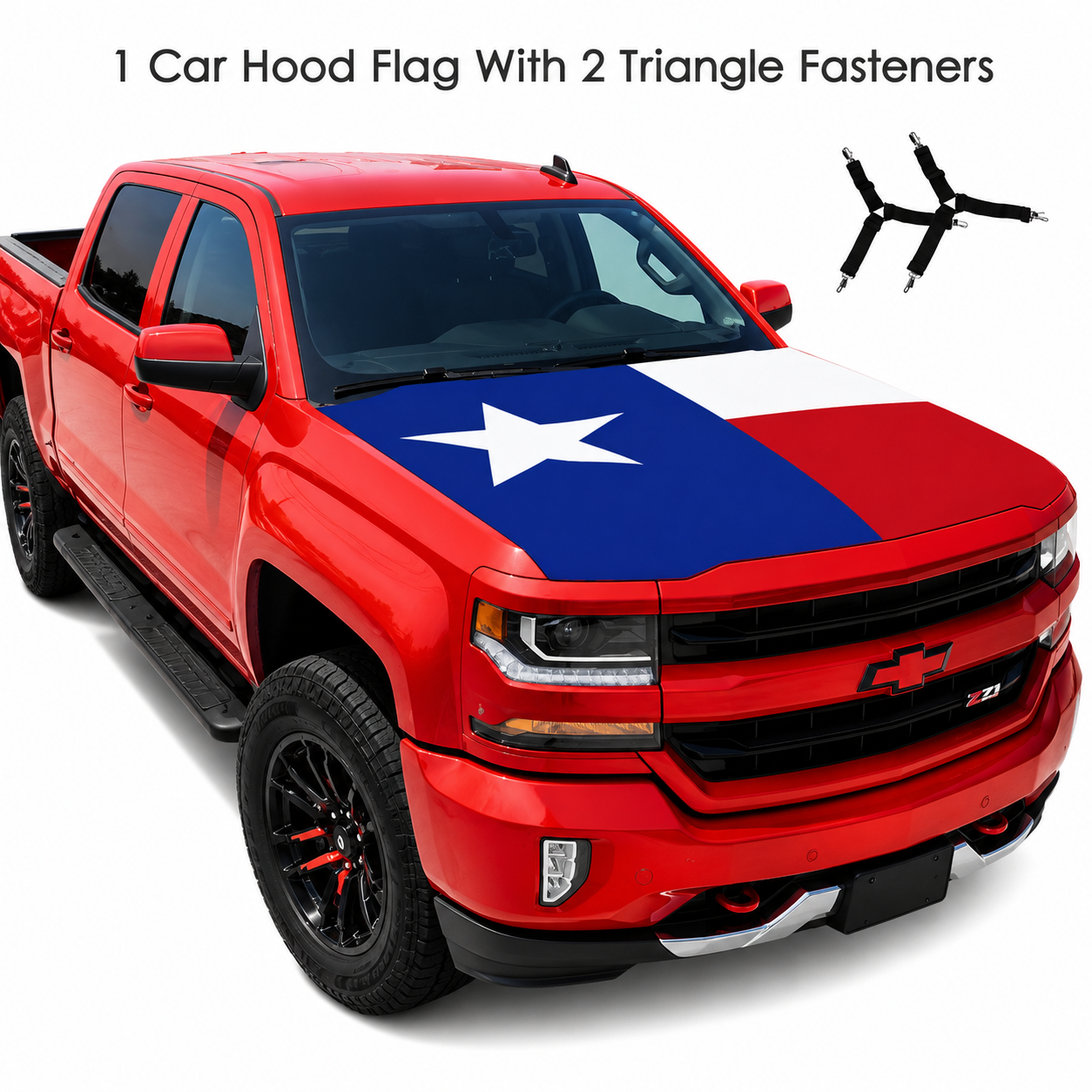🔥LAST DAY 49% OFF🔥American Flag Car Hood Cover With Dual Triangle Clips