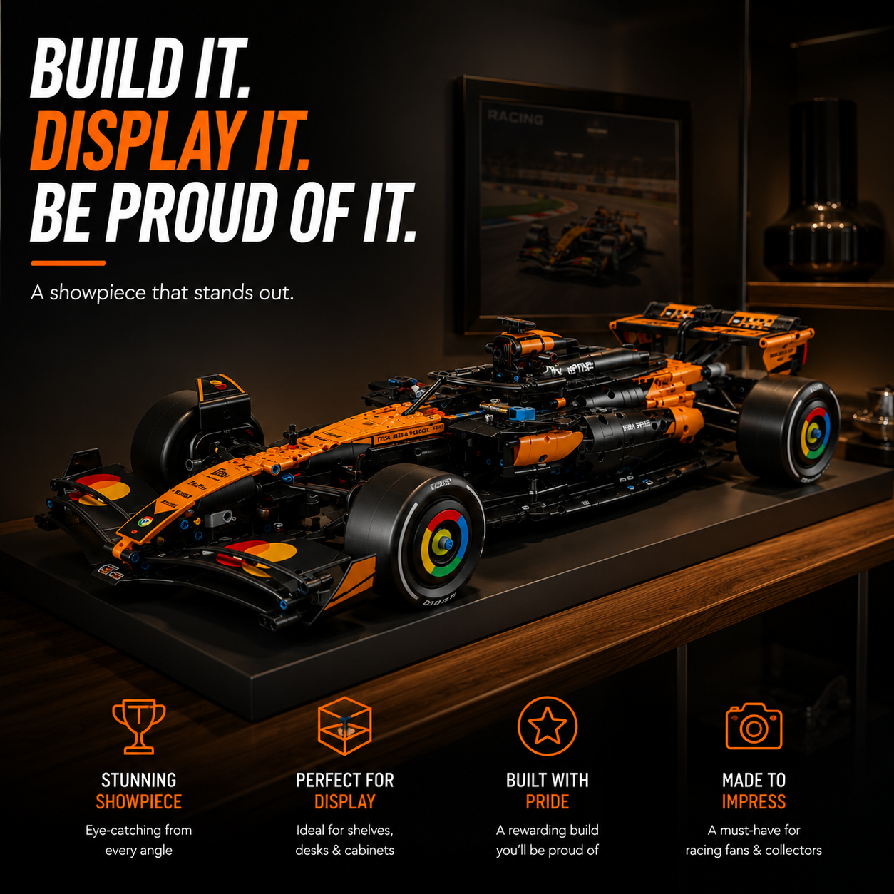 ⏰ Last Day: 55% OFF 🔥 25" Pro Racing Car Block Set | Ultimate Display Masterpiece 🏎️