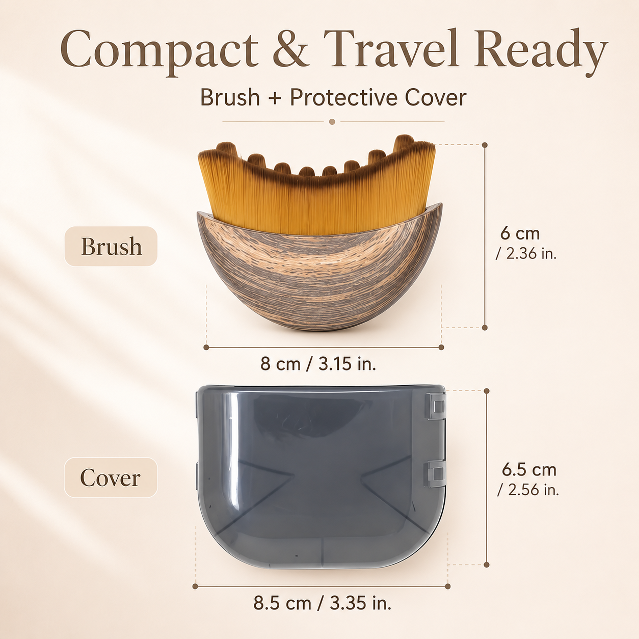 ✨ Sculpt & Refresh Curved Facial Massage Brush for Jawline, Face & Neck 💆‍♀️