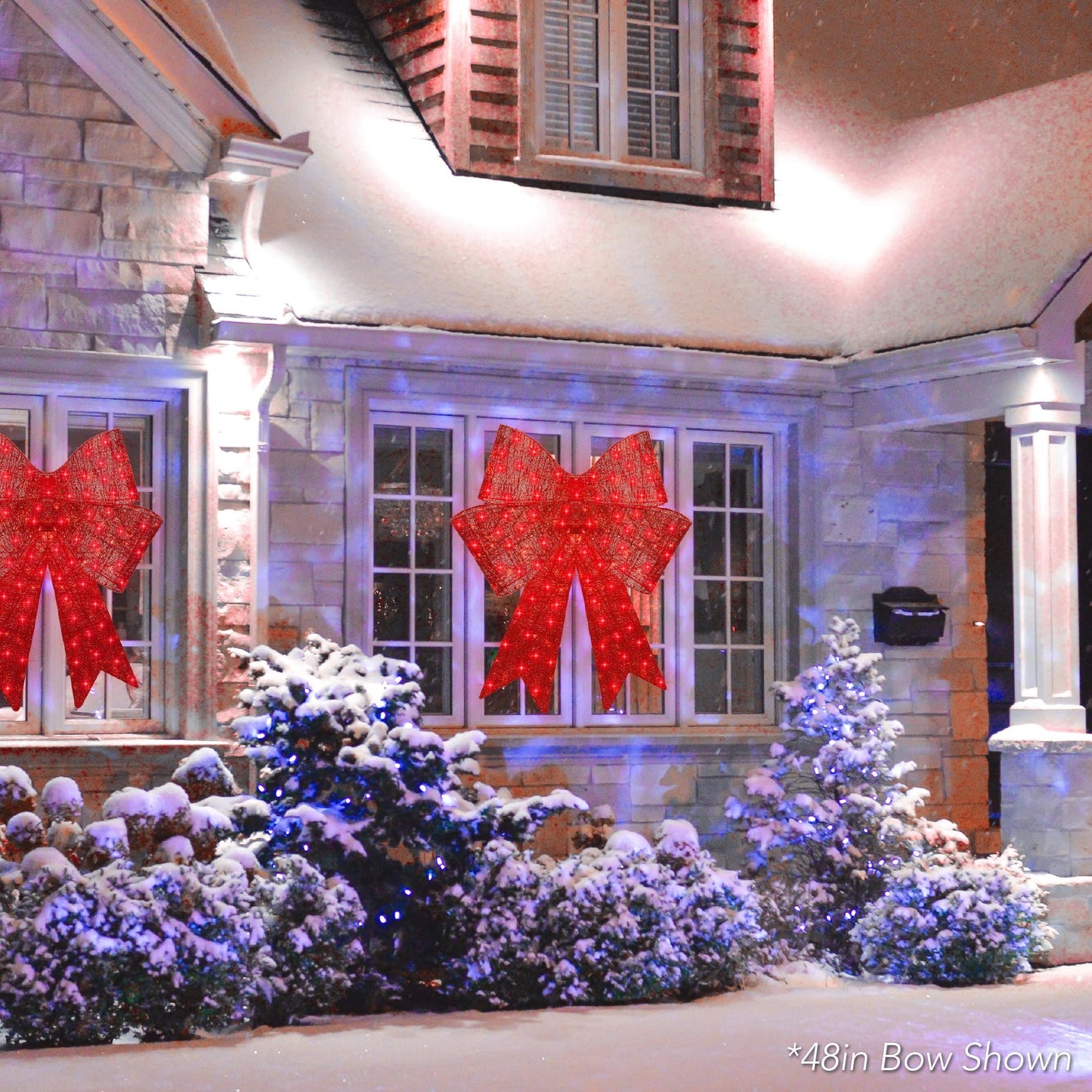 🔥49% OFF Hot Sale🎁✨🎄 48-Inch Lighted Christmas Bow 🎀