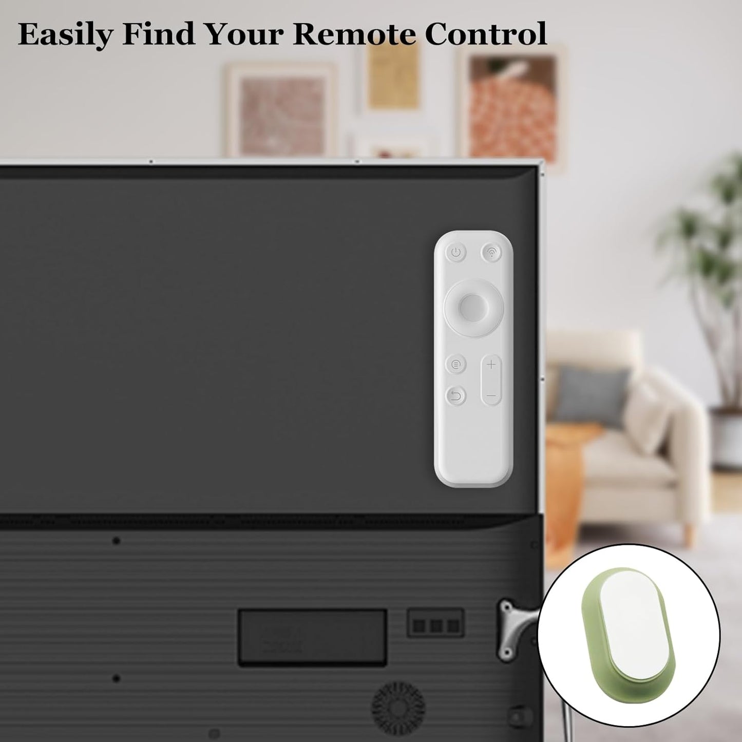 Self-Adhesive TV Remote Control Mount
